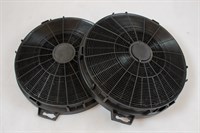 Filtre charbon, Siemens hotte - 210 mm x 210 mm (2 pièces)