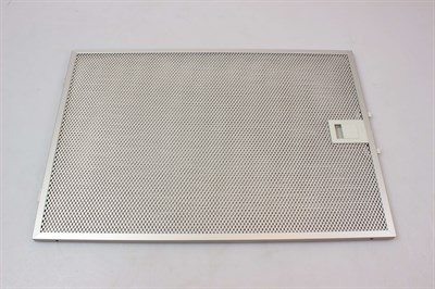 Filtre métallique, Siemens hotte - 7 mm x 265 mm x 380 mm