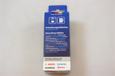 Pastilles détartrantes, Siemens cafetière expresso