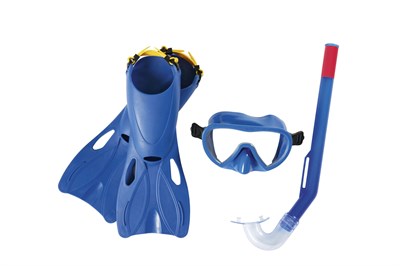 Palmes, masque et tuba, Bestway swimmingpool