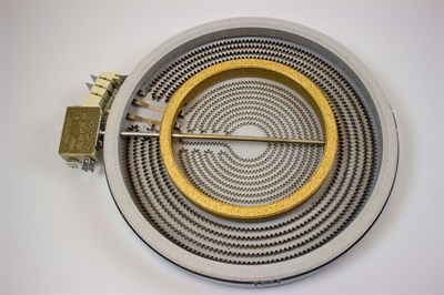 Plaque radiant, Siemens cuisinière & four - 230V/2200W/750W 210 mm/120 mm  (double)