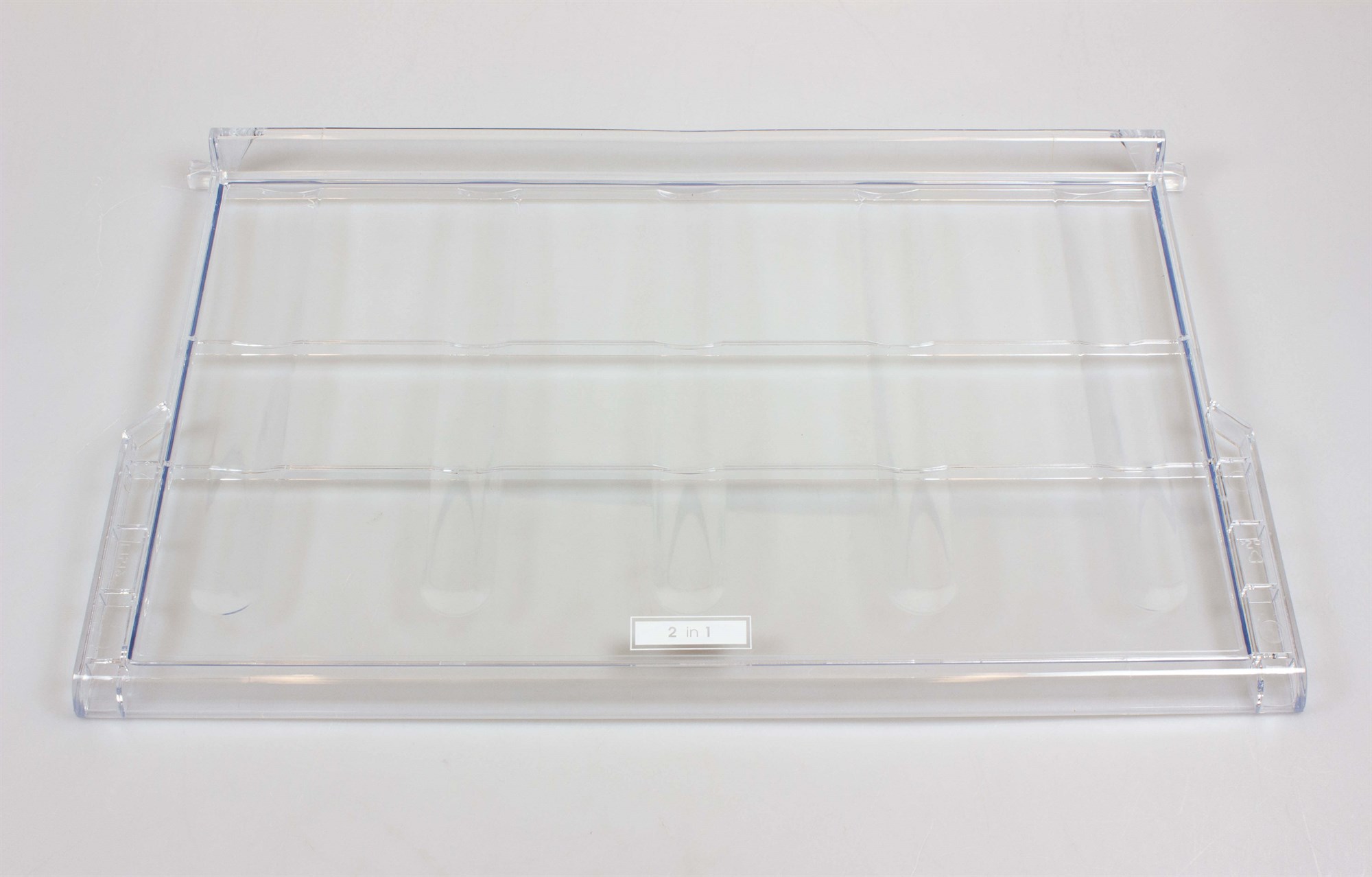 Clayette, étagère en verre dessus bac a légumes d'origine 521X402 mm  (2426294282) Réfrigérateur, congélateur ZANUSSI