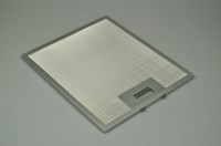 Filtre métallique, Upo hotte - 7 mm x 250 mm x 295 mm (filtre à graisse)