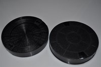Filtre charbon, AEG hotte - 190 mm (2 pièces)