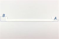 Profil de clayette, Gram frigo & congélateur - 6 mm x 488 mm x B:49 mm / A:26 mm (avant)