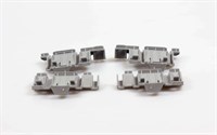 Paliers pour panier, Bosch lave-vaisselle (kit)