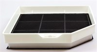 Filtre charbon, Junker hotte - 246 mm x 255 mm
