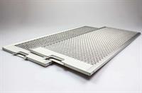 Filtre métallique, Constructa hotte - 75 mm x 530 mm x 205 mm (2 pièces)