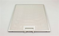 Filtre métallique, Bosch hotte - 8 mm x 360 mm x 265 mm