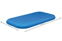 Bâche, Bestway swimmingpool - Plastique  (rectangulaire)