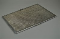 Filtre métallique, Electrolux hotte - 8 mm x 251 mm x 362 mm