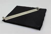 Filtre charbon, Eico hotte - 202 mm x 228 mm (2 support métallique compris)